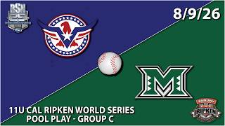 Valparaiso vs. Manoa: 2026 Cal Ripken 11U World Series: Pool Play Game 11: Field A - 8/9/26