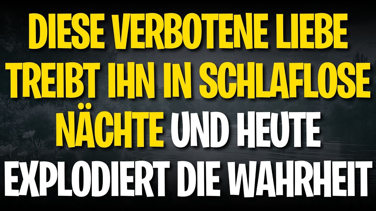 Diese verbotene Liebe treibt ihn in schlaflose Nächte und HEUTE explodiert die Wahrheit