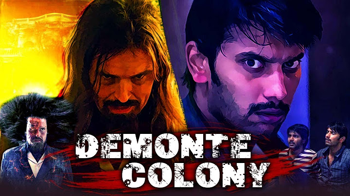 Demonte Colony Tamil Hindi Dubbed Horror Movie | Ramesh Thilak, Sananth, Abhishek Joseph