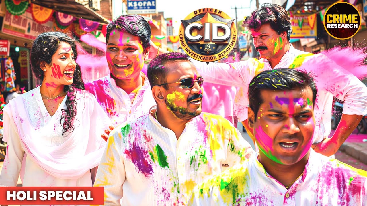 CID Team Ne Banayi Jashan Se Holi 🎨 | CID Holi Special Celebration | Full Masti & Rang 