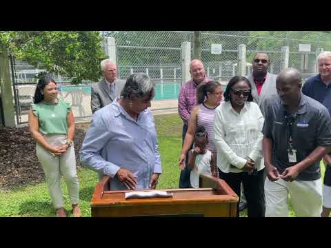 Lionel J. Washington Community Pool Rededication Ceremony