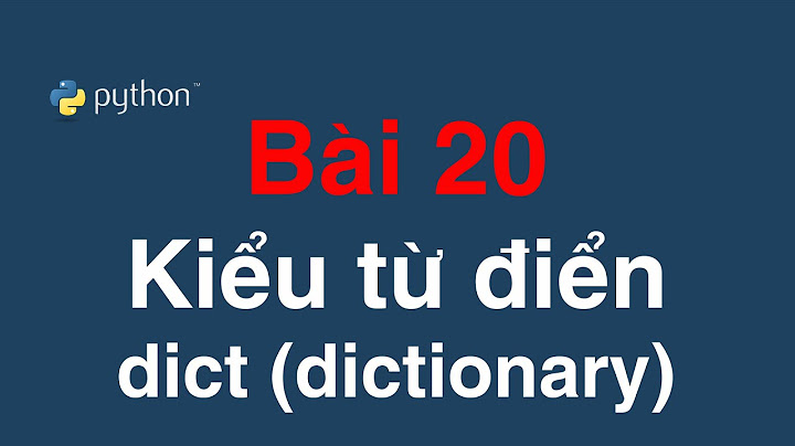Sắp xếp lại từ điển python