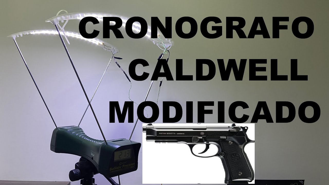 Como modificar un cronógrafo Caldwell para Armas (para uso en interiores,  airguns) #airguns 