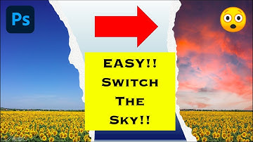 Quick and Easy Sky Replacement in Photoshop! ☀️