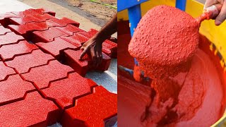 Paver Block Making Machine | Interlocking Tile making Process | New Business Idea