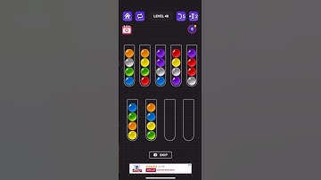 Level 48 - Ball Sort - Color Puzzle Master