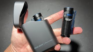 OLIGHT BATON 4 PREMIUM BLACK ไฟฉายพร้อมตลับชาจเป็น Powerbank ชาจมือถือได้ โปร พฤศจิกายน 2023