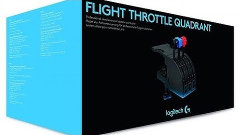 Logitech Flight Throttle Quadrant Unboxing & Review