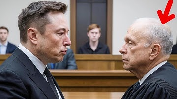 Judge laughs at Elon Musk in court, then freezes when he flashes his USSS badge!