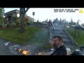 Fire set on sidewalk | Exposes Himself