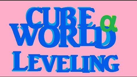 CUBEWORLD | Leveling and getting geared FAST