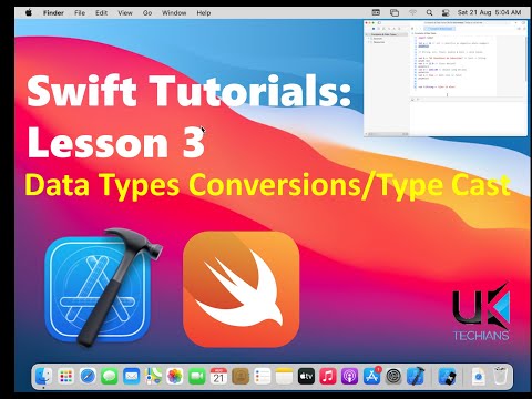 Typecasting in Swift | Swift Programming Language | Swift Tutorial - 3 (Conversion / Typecasting)