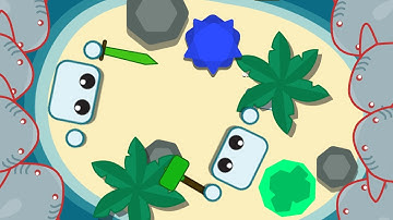 STARVE.IO - NEW IDEAS ,SHARK, EMERALD, RUBY ORE  // PART - 2