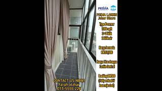 PRIMA Larkin Indah, Johor Bahru. Unit corner. Harga bermula RM317,590