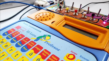 Circuit-Bent El Loro Profesor (Spanish Speak and Spell)