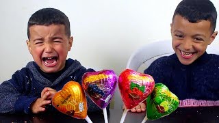 Ryan and his brother are crying chocolate learn color with finger family song collection