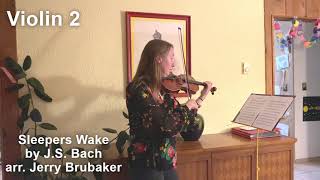 Sleepers Wake - Bach -  2nd Violin