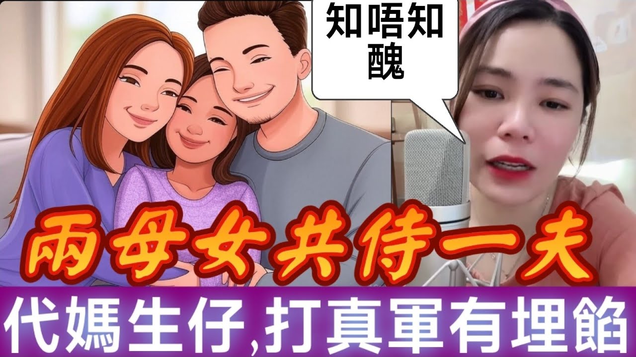 兩母女共侍一夫，打真軍有埋餡，一齊做小三，阿媽共十幾個契家佬🙄 #小元姐姐 #廣東話 #小元情感分享 #小圓感情分享