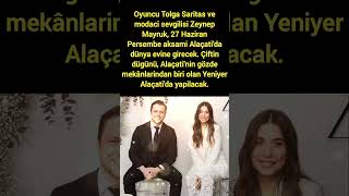 Tolga Saritaş Ve Zeynep Mayruk Alaçatida Evleni̇yorperşembe Akşami Aşk Dolu Bi̇r Düğün Gerçekleşecek