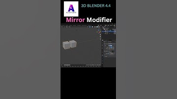How to Use the Mirror Modifier in Blender for 3D Tutorial for Beginners  .