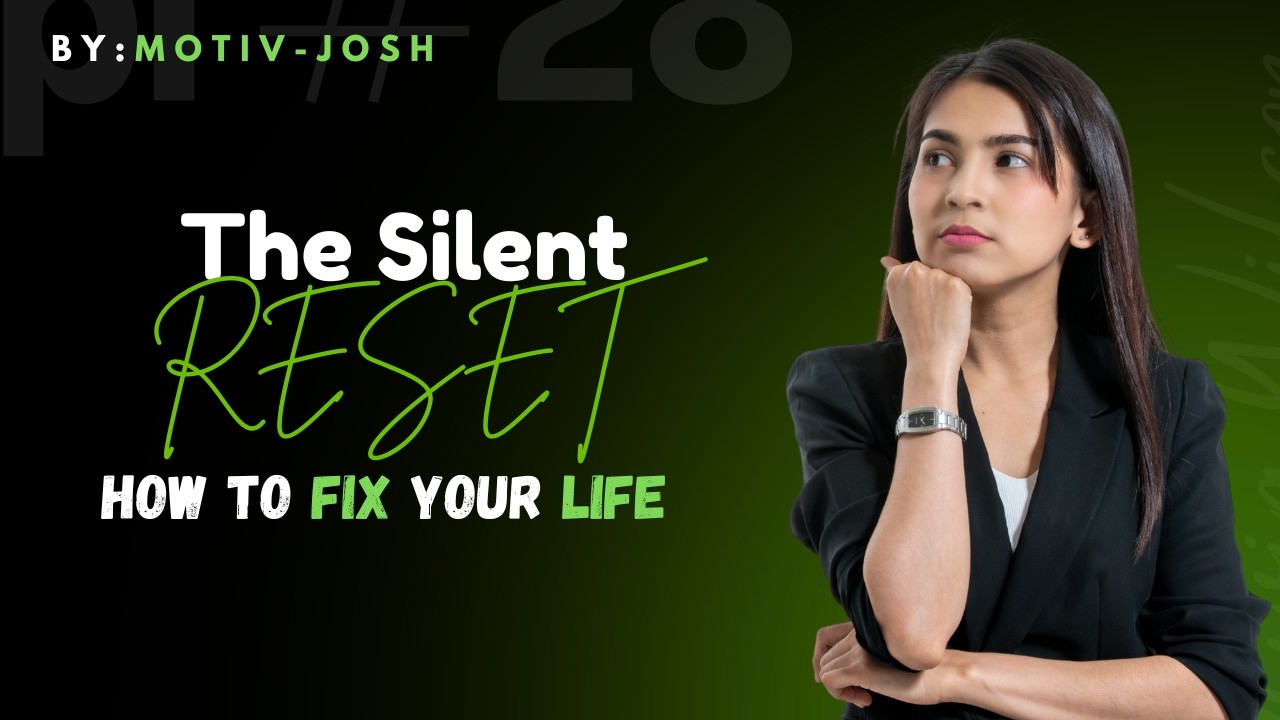 The Silent Reset: How to fix your life (Step-by-Step) #silentmode #silencepower  #motiv-josh