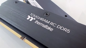 Watercool and Overclock Thermaltake TOUGHRAM RC DDR5-4800 32GB memory kit with ease!
