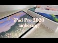unboxing the ipad pro 2020 + apple pencil and accessories 📱| Kayla Gonzales
