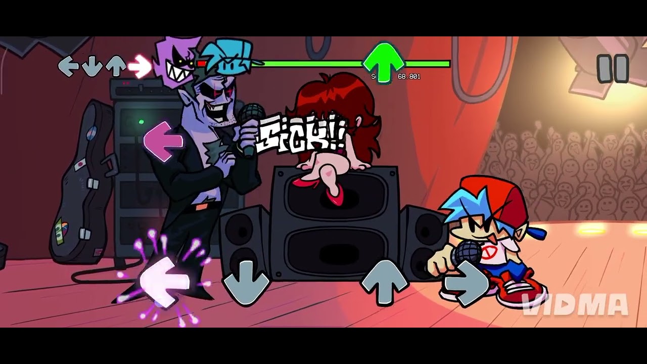 Jugué fryday night funkin 🥳 (Simon,tu me isistes probar uno en roblox,así que te doy los créditos)