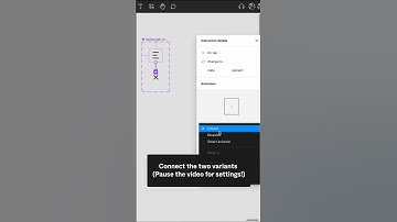 How to create Menu Animation in Figma #shorts #figmatutorial