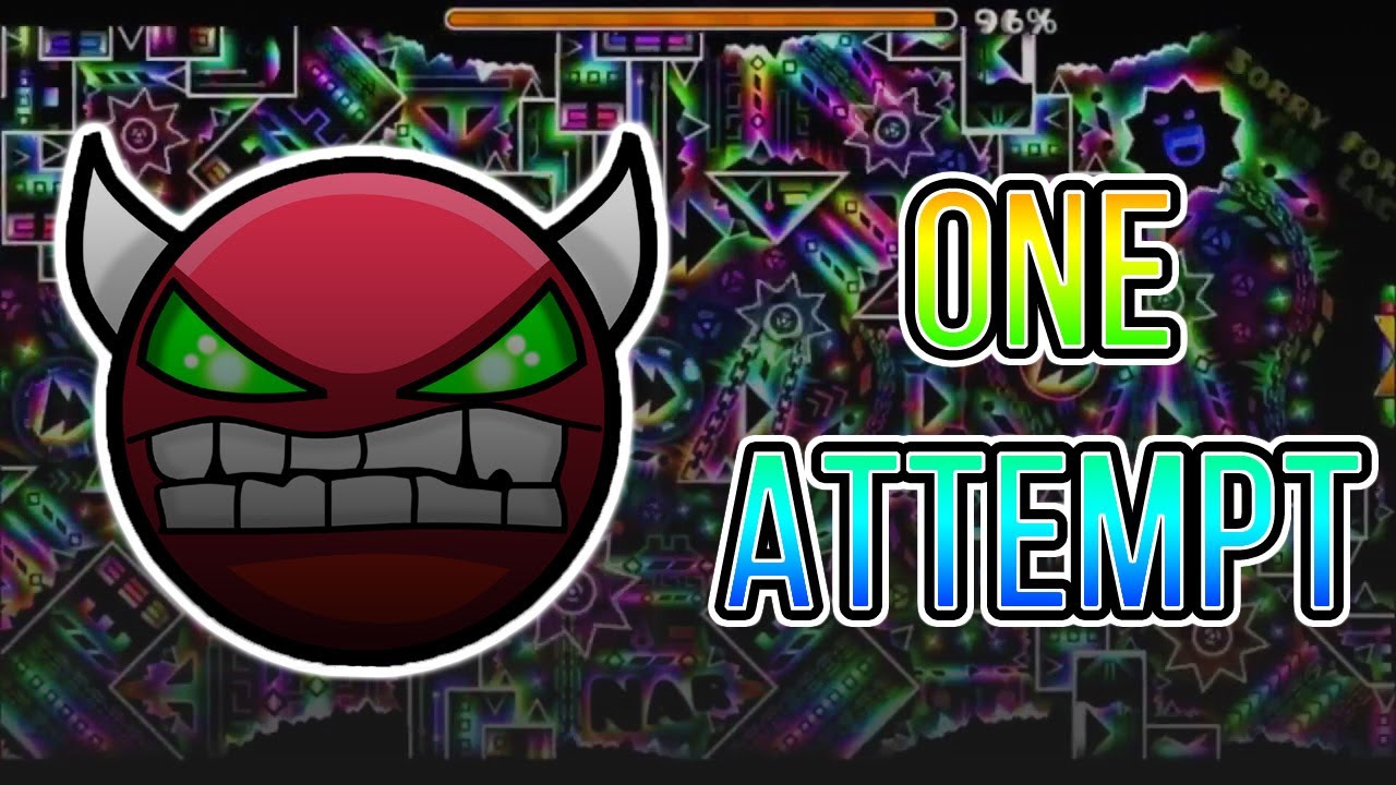 Geometry Dash| PLAYING ONE ATTEMPT ON EVERY DEMON I EVER BEAT!!! - YouTube