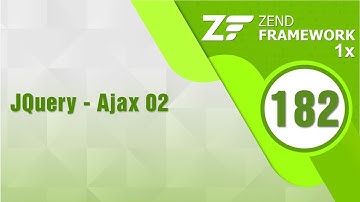 Lập trình Zend 1x - Bài 182 JQuery Ajax - Phần 2