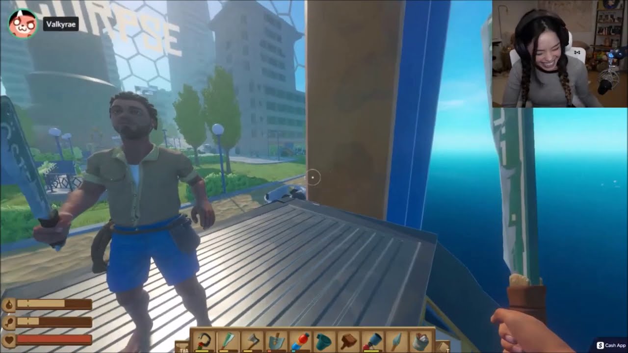 Where's the ship?? | Valkyrae and Corpse struggling in Raft