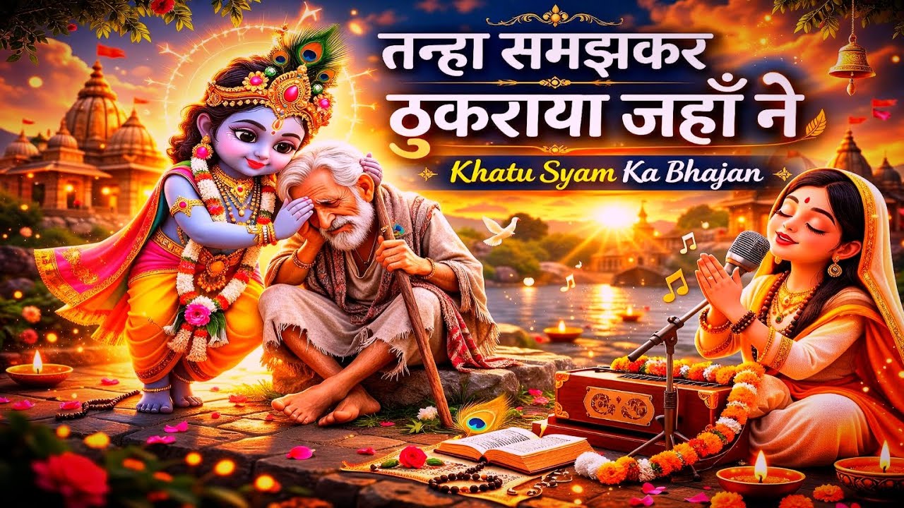 तन्हा समझकर ठुकराया जहाँ ने | Khatu Shyam Heart Touching Bhajan | हारे का सहारा श्याम #khatushyam 