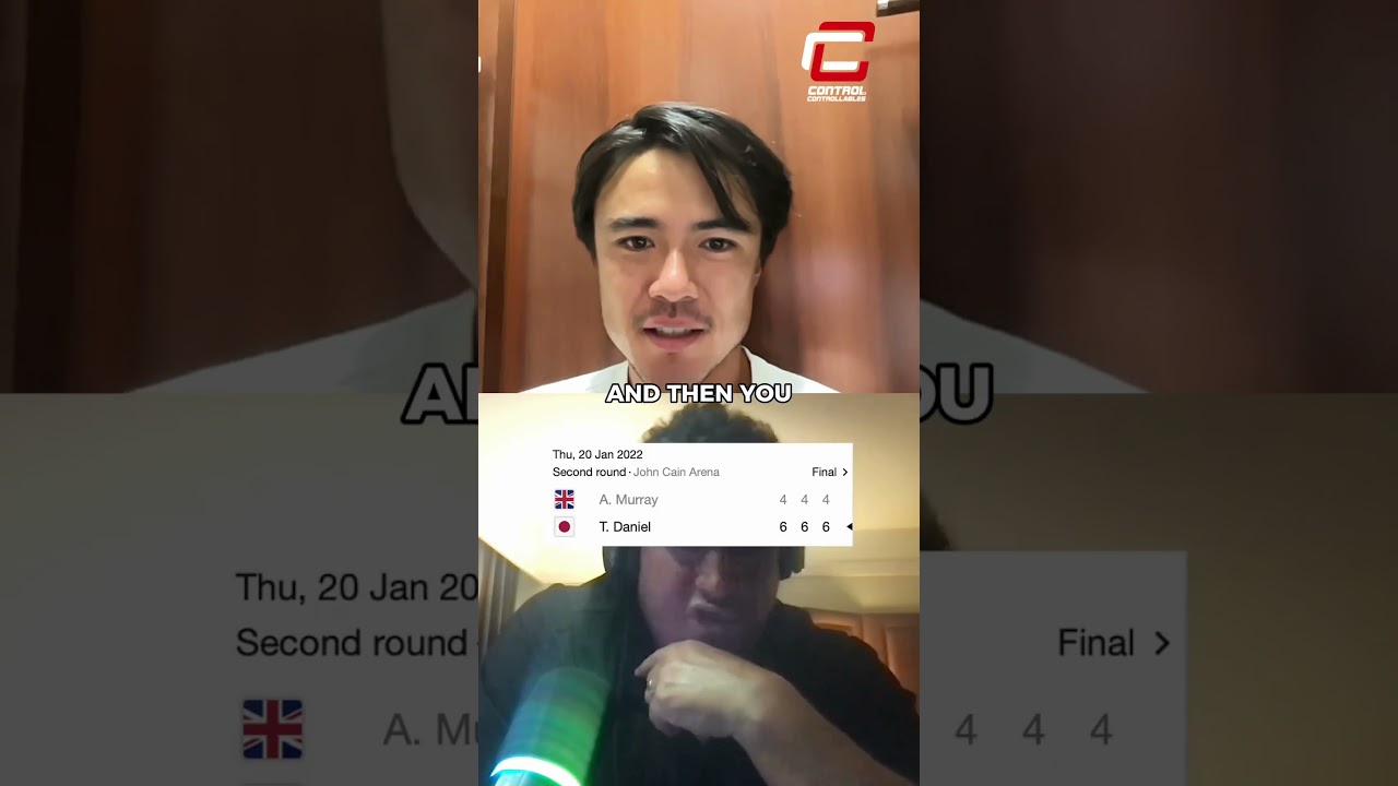 Taro Daniel on Playing Sir Andy Murray in 2022 Taro Daniel on Playing Sir Andy Murray in 2022