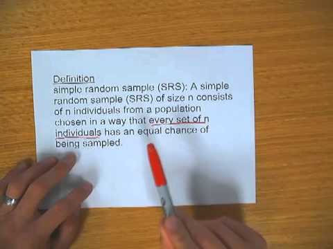 1 2 4 Simple Random Samples
