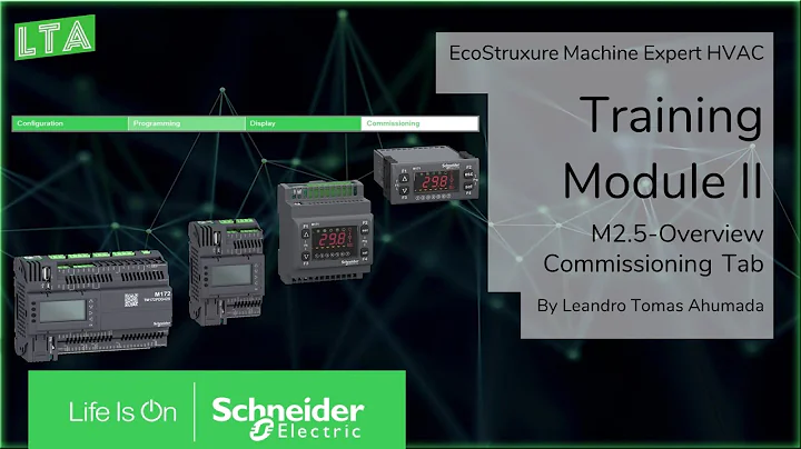 EcoStruxure Machine Expert HVAC Training - M2.5 Overview Commissioning Tab