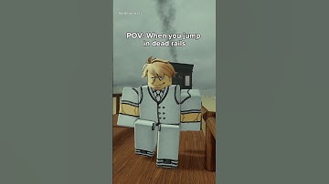 POV: When you jump in Dead Rails | #shorts #roblox #funny #robloxmemes #deadrails #adianimatezz