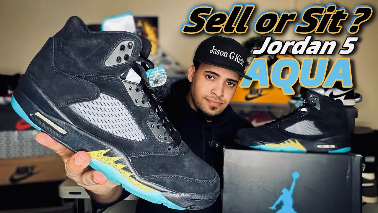 THIS MAY CHANGE YOUR MIND !! Air Jordan 5 AQUA Review + On Feet & Lace Swap  🔥