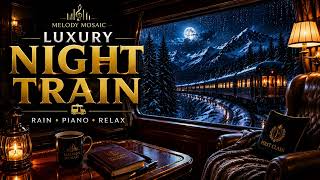 * 🚆 Rainy Night Train | Cozy First-Class Cabin & Soft Piano screenshot 1