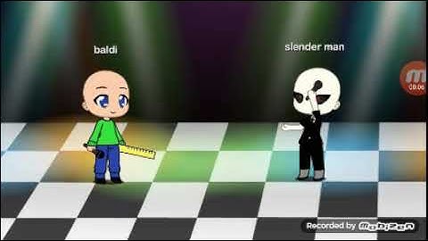 Baldi vs slender Man (rap battle