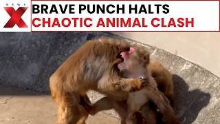 Heroic Moment! ‘Punch’ the Monkey Wins Hearts With Gallant Intervention Goes Viral | NewsX