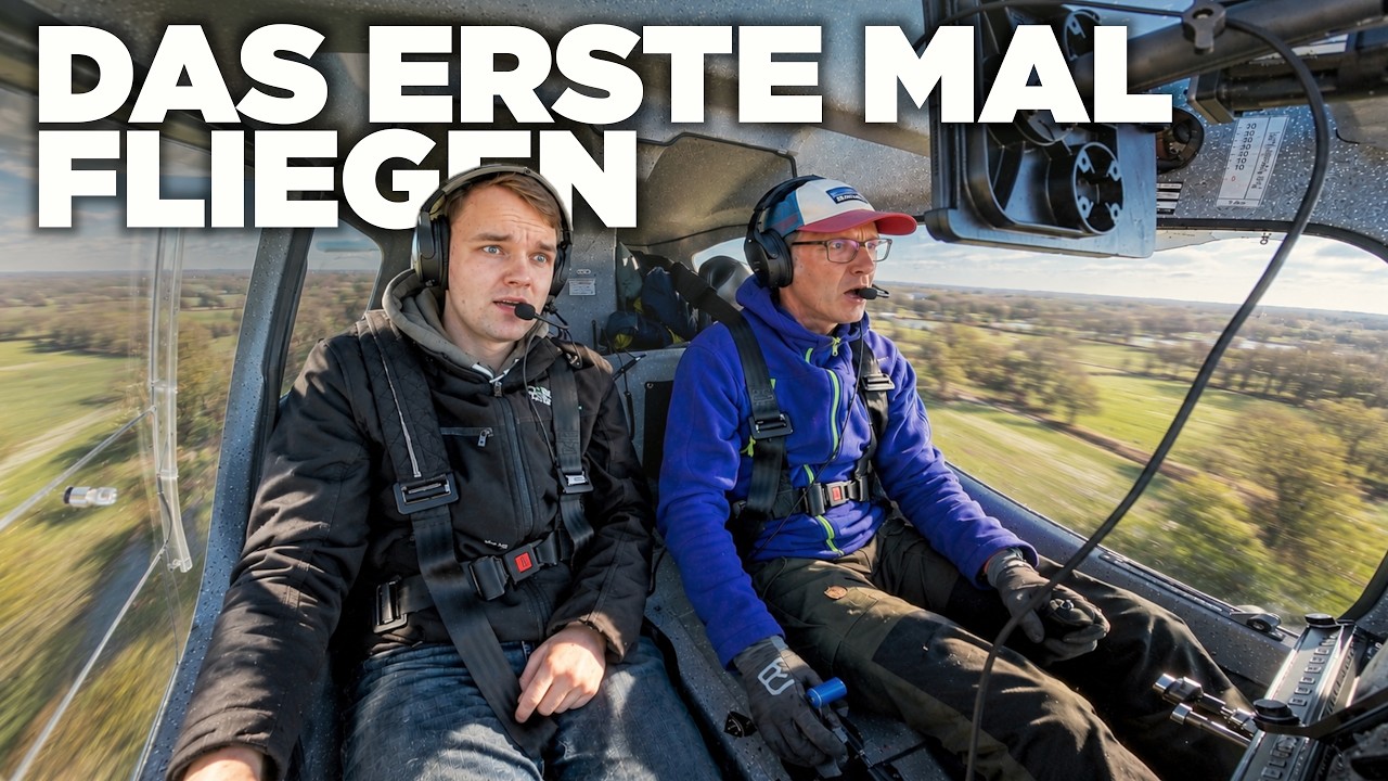 Ich durfte ein Flugzeug selbst steuern! ✈️ - Was kann schon schiefgehen 😅