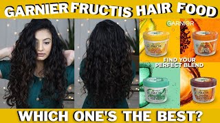 Garnier Fructis Hair Food - Which One Should You Buy? | Opinion on 2b 2c 3a Wavy Curly Hair