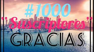 ¡ÚLTIMA HORA! 1000 SUSCRIPTORES ALCANZADOS (1K) | Vídeo de Agradecimiento en Vivo (Music_Boy KJ)