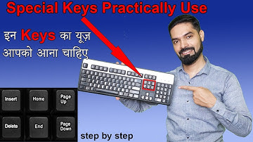 Keyboard Special Key in Practically Use | Keyboard Insert Key, Delete, Home, End, PageUp & PageDown