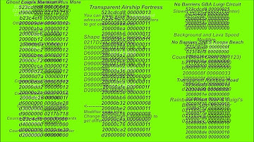 Mario Kart DS ~ Ultimate AR Code Collection!!!