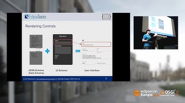 JSON Forms 2.0 | EclipseCon Europe 2018