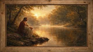 Rest with Jesus by the River Relaxing 4K SCREENSAVER FRAME TV ART DECOR WALLPAPER screenshot 3