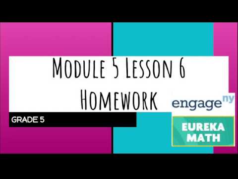module 2 lesson 6 grade 5 homework
