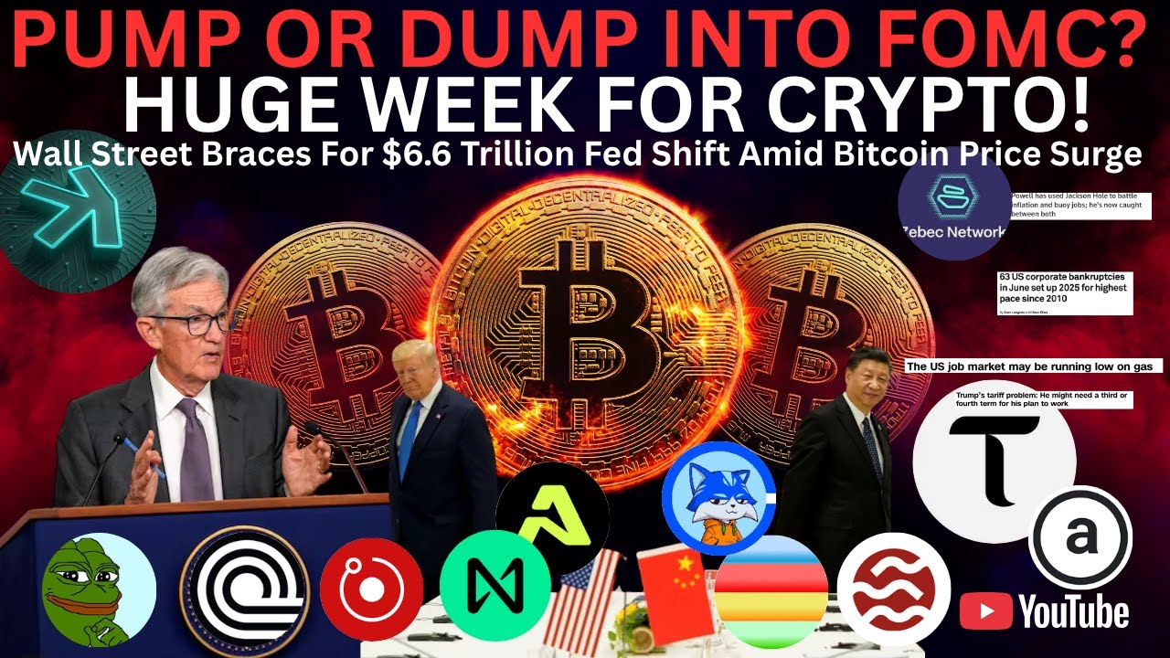 🔥CRYPTO FOMC PUMP OR DUMP?! Toshi, ONDO, KASPA, NEAR, ATH, TAO, SEI,  RENDER, PEPE, ZEBEC + MORE🔥 - YouTube